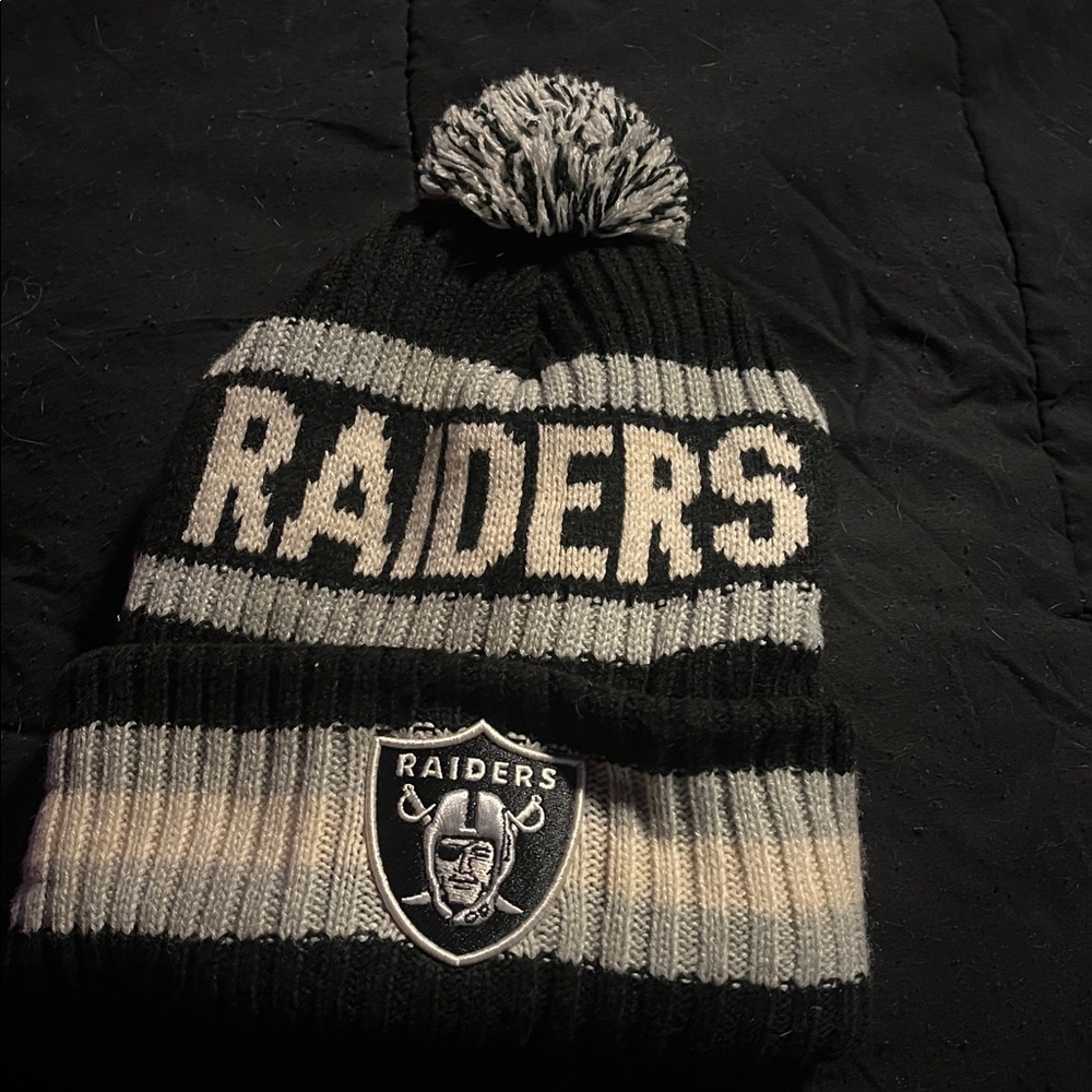 Raiders beanie